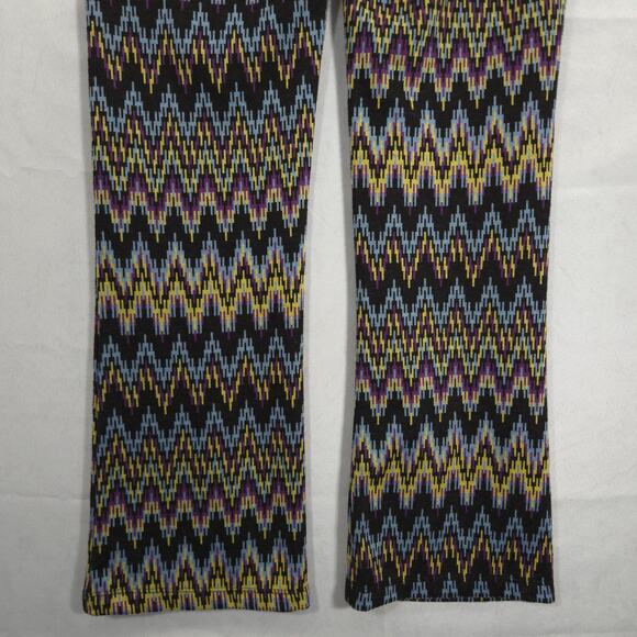 Urban Outfitters Pants Womens XS Multicolor Geometric Boho Bootcut Knit Pull On - Picture 6 of 12